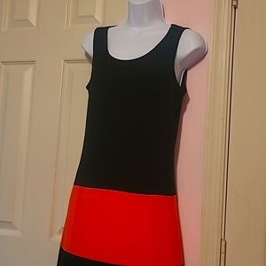 Active, orange and black maxi dress in large.